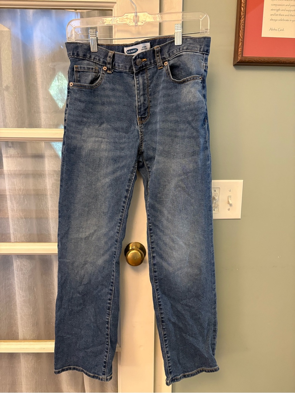 Old Navy Kids Blue Straight-Leg Jeans
